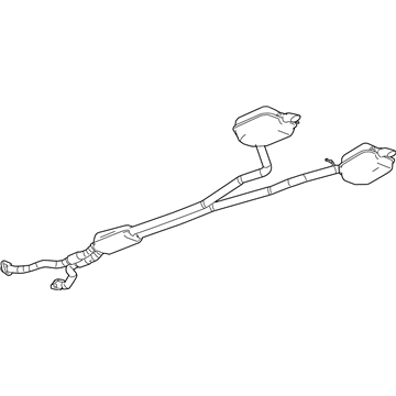 2006 Cadillac SRX Exhaust Pipe - 15290902