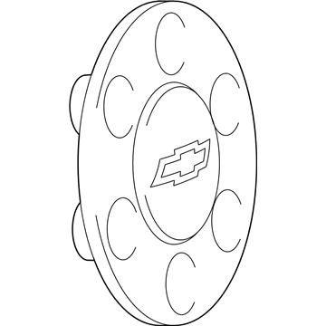 Chevy 15712388 Hub Cap