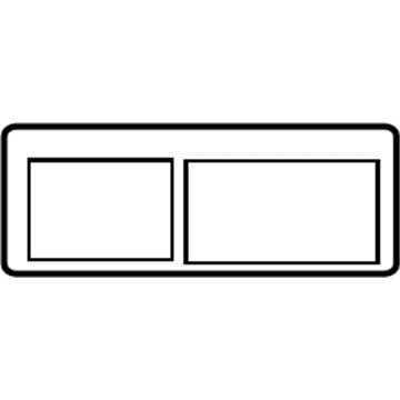 GM 88970113 Label,Compact Spare Notice