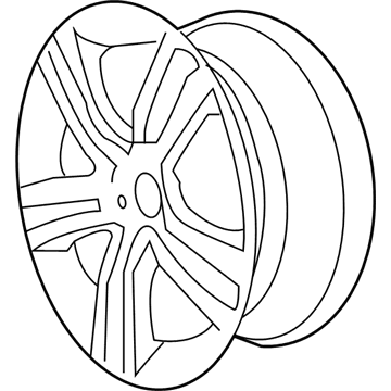 Pontiac 92217685 Wheel, Alloy