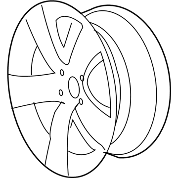 Pontiac 92217688 Wheel, Alloy