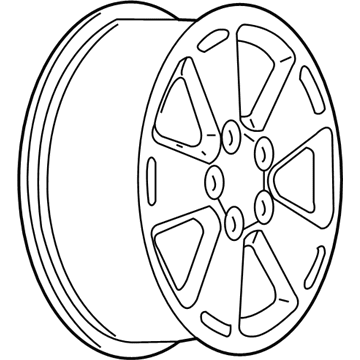 Chevy 9595802 Wheel, Alloy