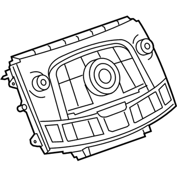 GM 22849144 Control Assembly, Amplitude Modulation/Frequency Modulation Stereo &Audio Disc Player