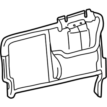 GM 88941103 Frame,Rear Seat Back Cushion