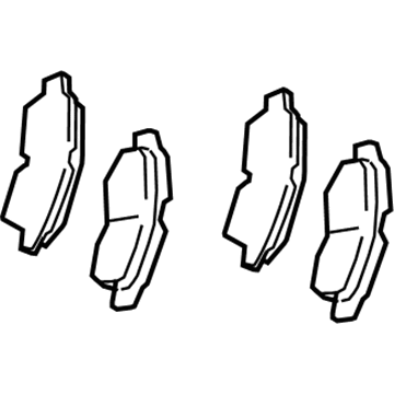 2009 Pontiac Vibe Brake Pad - 19184912