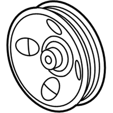 GMC 12625446 Pulley