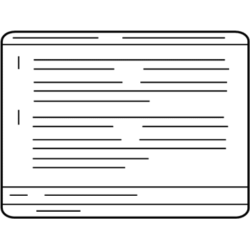 GM 19317774 Label,A/C Refrigerant Warning