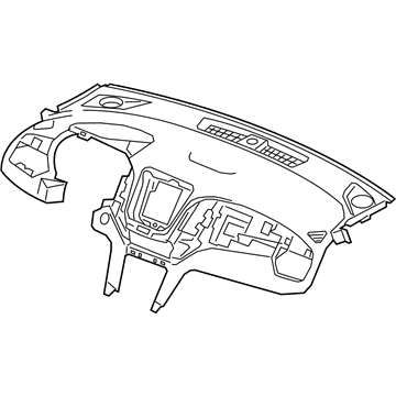 Chevy 84492345 Upper Dash Panel