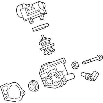 Cadillac 12690768 Thermostat Housing