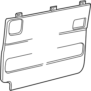 GMC 15965152 Trim Panel