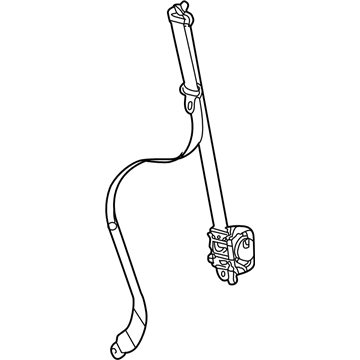 Saturn 15943436 Retractor Assembly