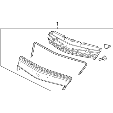 GM 20789497 Grille,Front