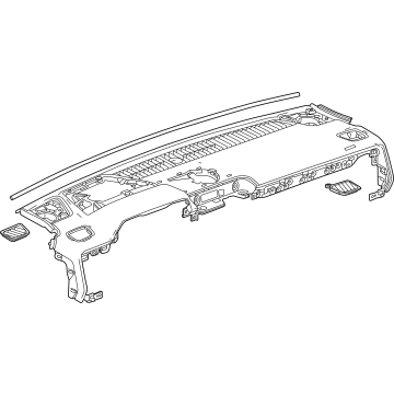 GM 86507556 PANEL ASM-I/P UPR TR *JET BLACK