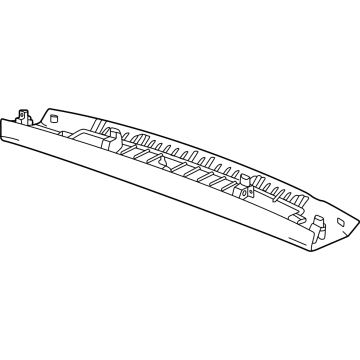 GM 42755672 PANEL ASM-L/GATE UPR CTR TR FIN *JET BLACK