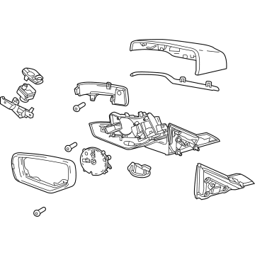 GM 84827418 Housing Assembly, O/S Rr View Mir