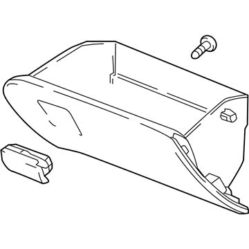 GM 84604944 Door Assembly, I/P Compt *Whisper Beigg