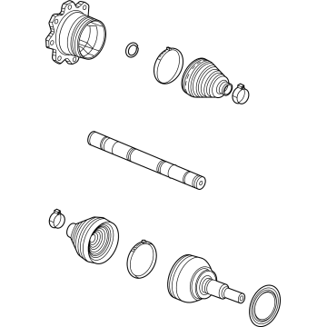 2020 GMC Sierra 2500 HD Axle Shaft - 87823585