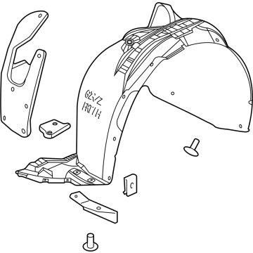 Chevy Bolt EUV Fender Splash Shield - 42693359