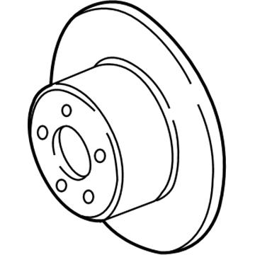 GM 92228518 Rear Brake Rotor