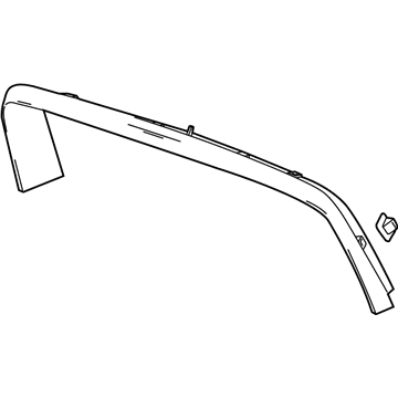 Cadillac 84299959 Upper Gate Trim