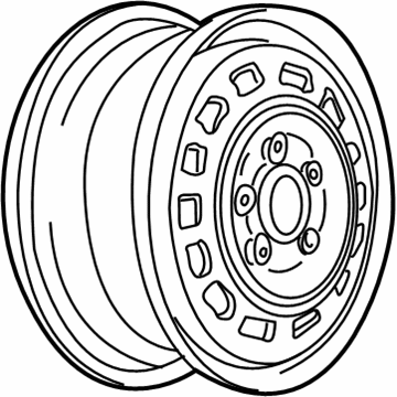 Chevy 9595642 Wheel, Steel