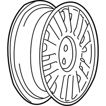 Chevy 9592875 Wheel, Alloy