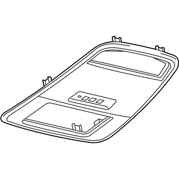 GM 20959389 Console Assembly, Roof *Neutral L