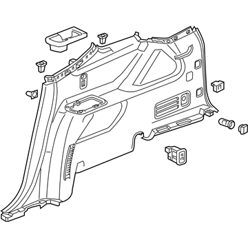 Chevy 84677063 Lower Quarter Trim