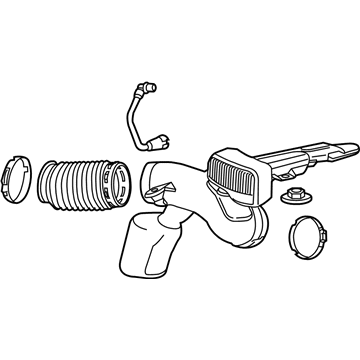 2017 Chevy Silverado 3500 HD Air Hose - 23433912