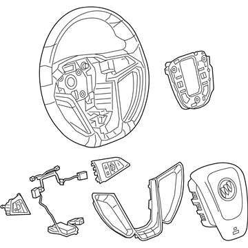 Buick 39109188 Steering Wheel