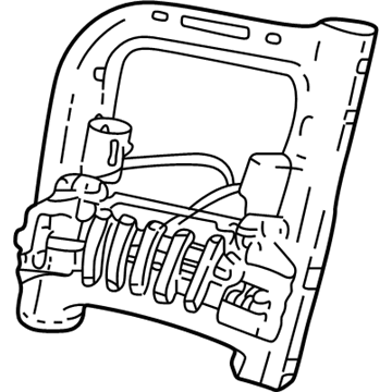 Buick 12530420 Seat Back Frame