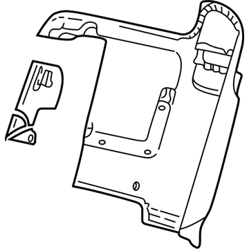 Buick 12534712 Seat Back Panel