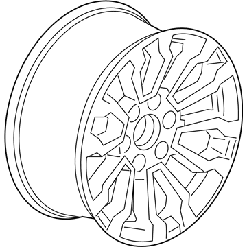 GMC 23376220 Wheel, Alloy