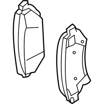 GM 19209340 Pad Kit,Rear Disc Brake