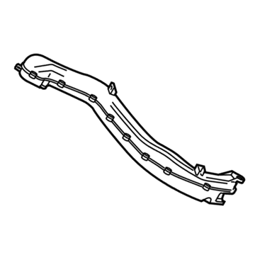 GM 23119193 Duct Assembly, Drv Mot Bat Clg Blo Inl