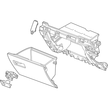 GMC 85531393 Glove Box Assembly