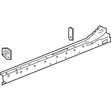 Cadillac 23495168 Rocker Reinforcement