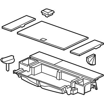 Saturn 25878203 Storage Tray