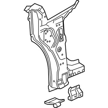 Cadillac 23210637 Hinge Pillar Reinforcement