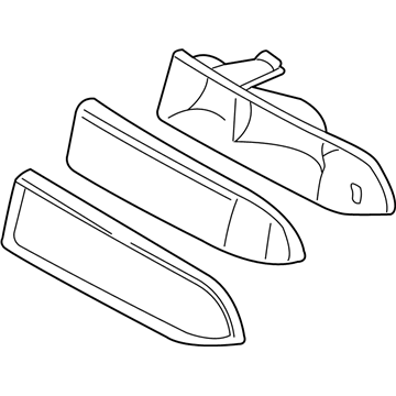 Chevy 16523143 Lens & Housing