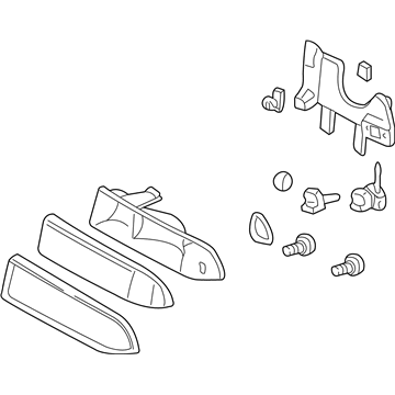 Chevy 16526218 Headlamp Assembly