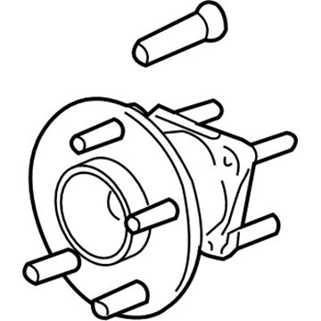 2007 Pontiac Solstice Wheel Bearing - 10345967