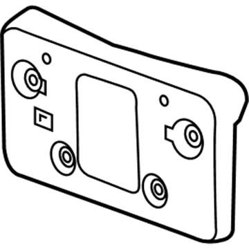 GM 22990448 Bracket,Front License Plate