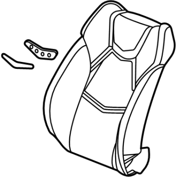 Cadillac 84814524 Seat Back Cover