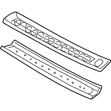 Chevy 15189428 Windshield Header