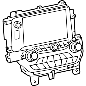 GM 84598296 Control Assembly, Am/Fm Stereo Rdo