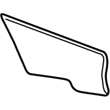 GM 12482612 INSERT, Rear Side Door Trim