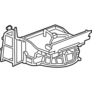 Buick 87824150 CASE,HEATER & A/C EVAPORATOR & BLOWER UPPER