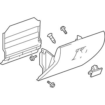 GMC 15931596 Glove Box Door