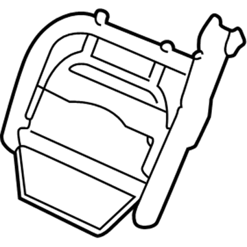 GM 88897839 Frame Asm,Driver Seat Back Cushion